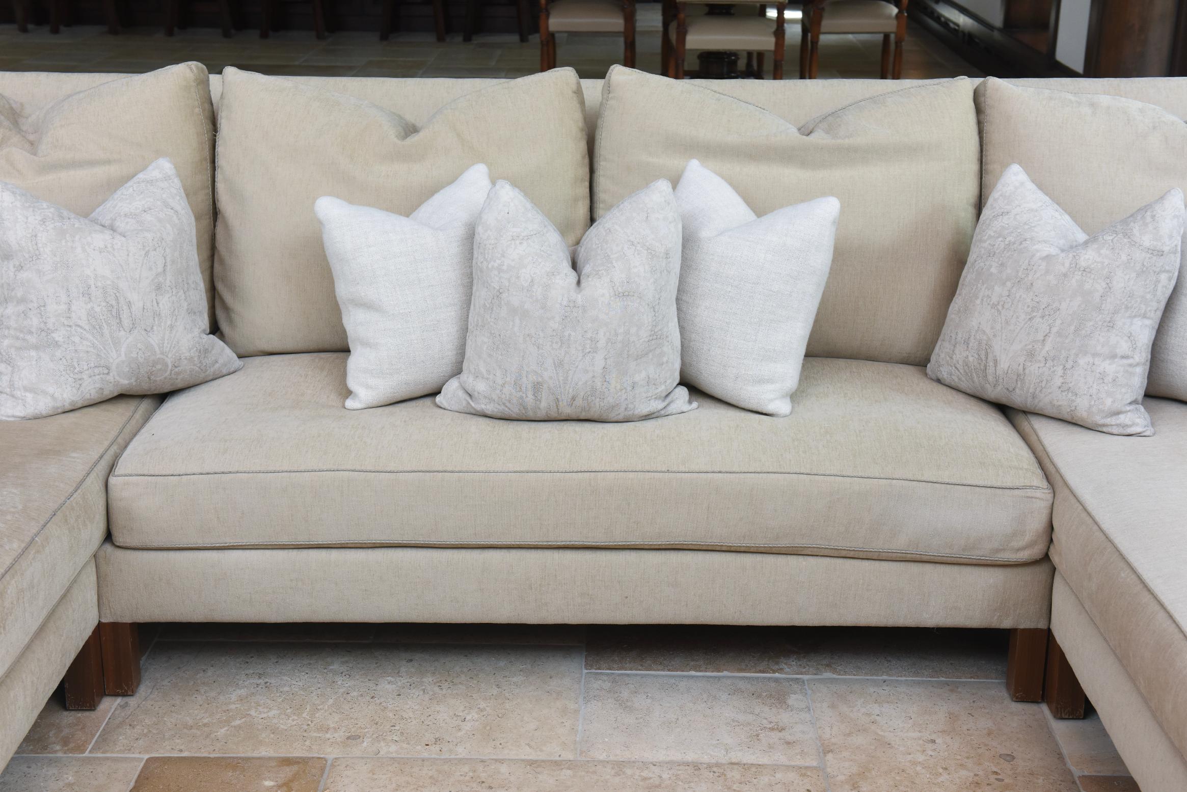 Custom L-Shaped Sectional Sofa by Holly Hunt, Designed by John Hutton (2011) For Sale 2