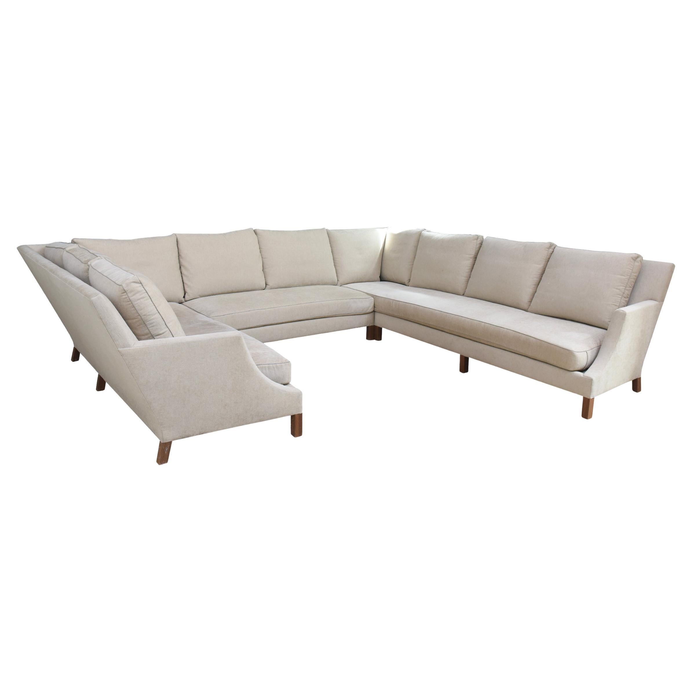 Custom L-Shaped Sectional Sofa by Holly Hunt, Designed by John Hutton (2011) For Sale