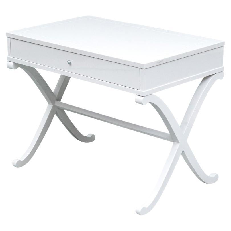 Custom Lacquer Barbara Barry Side Table For Sale