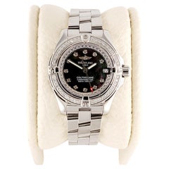 Custom Ladies Breitling Tahitian  A77380 Diamond Watch
