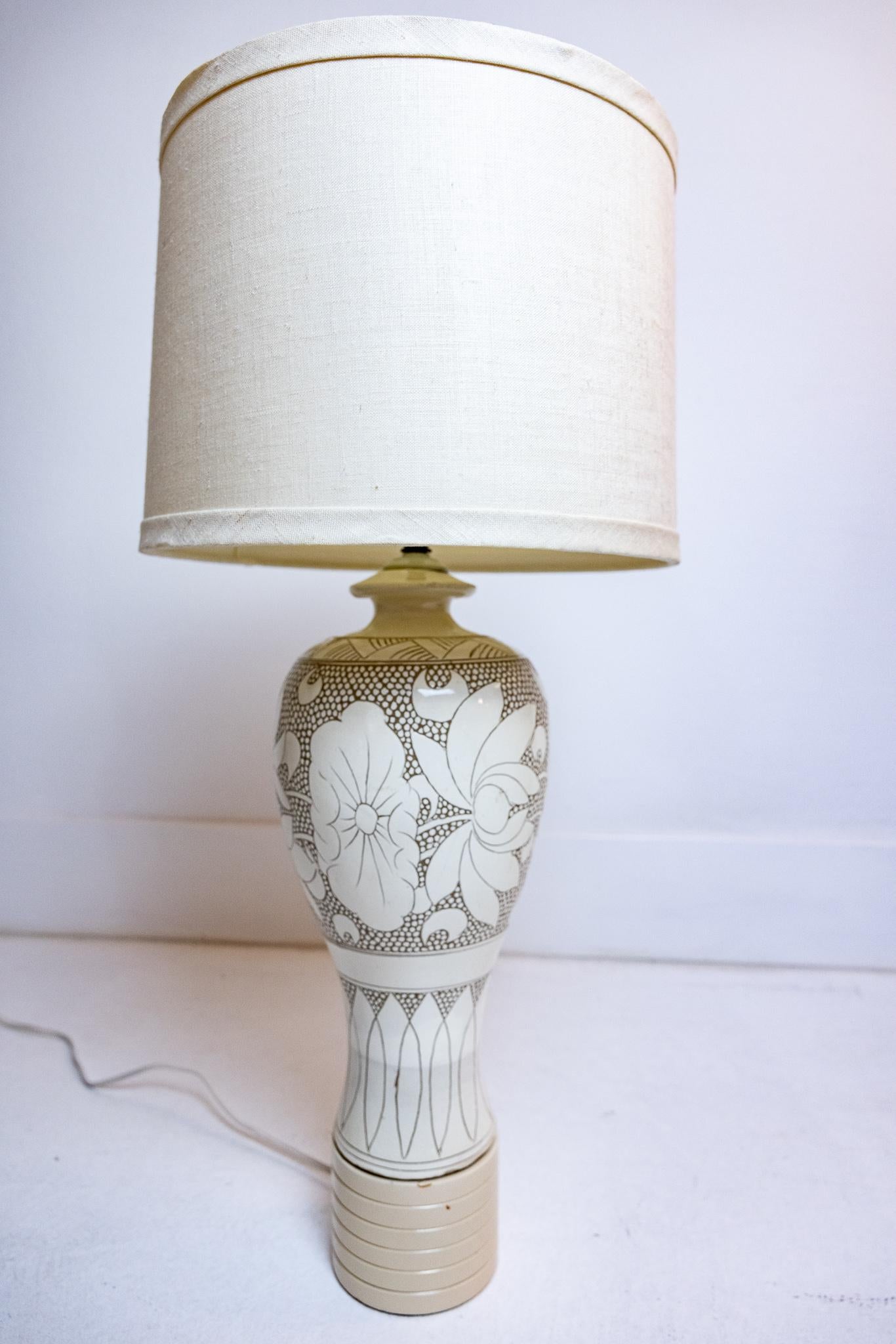 American Custom Lamp Utilizing a Korean Urn by Billy Haines