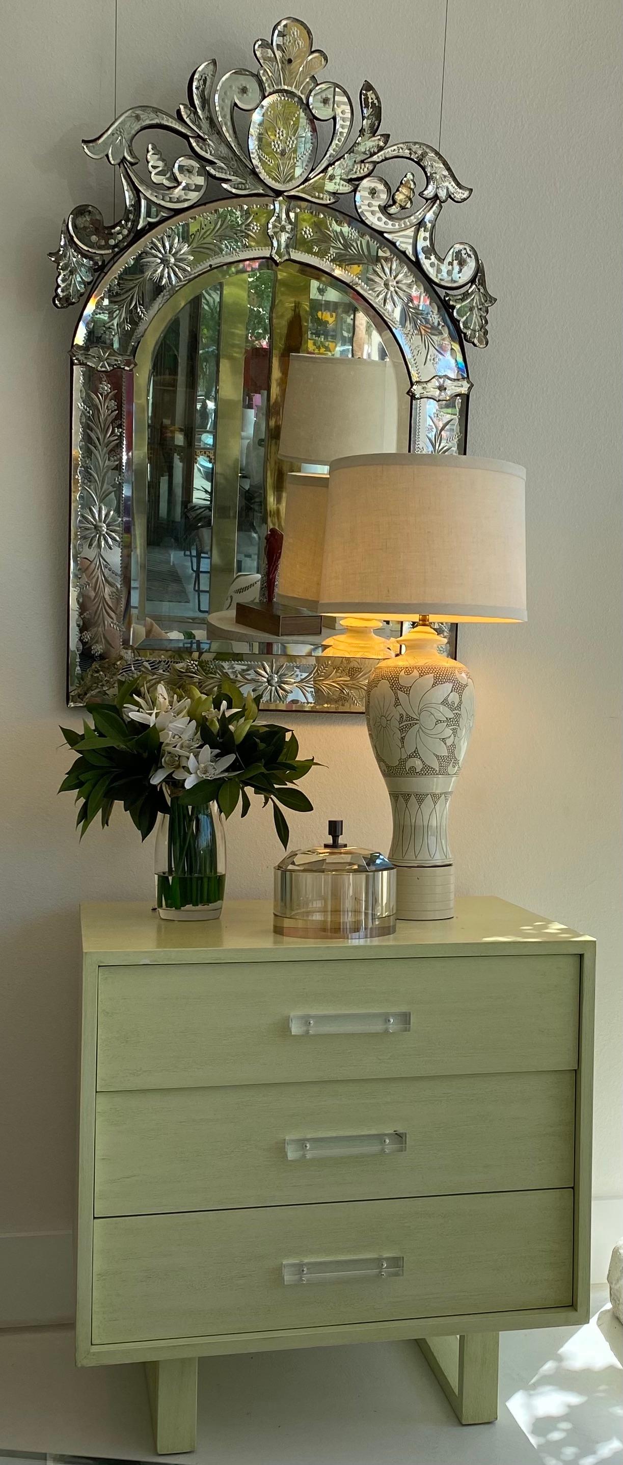 Custom Lamp Utilizing a Korean Urn by Billy Haines In Good Condition In Palm Desert, CA