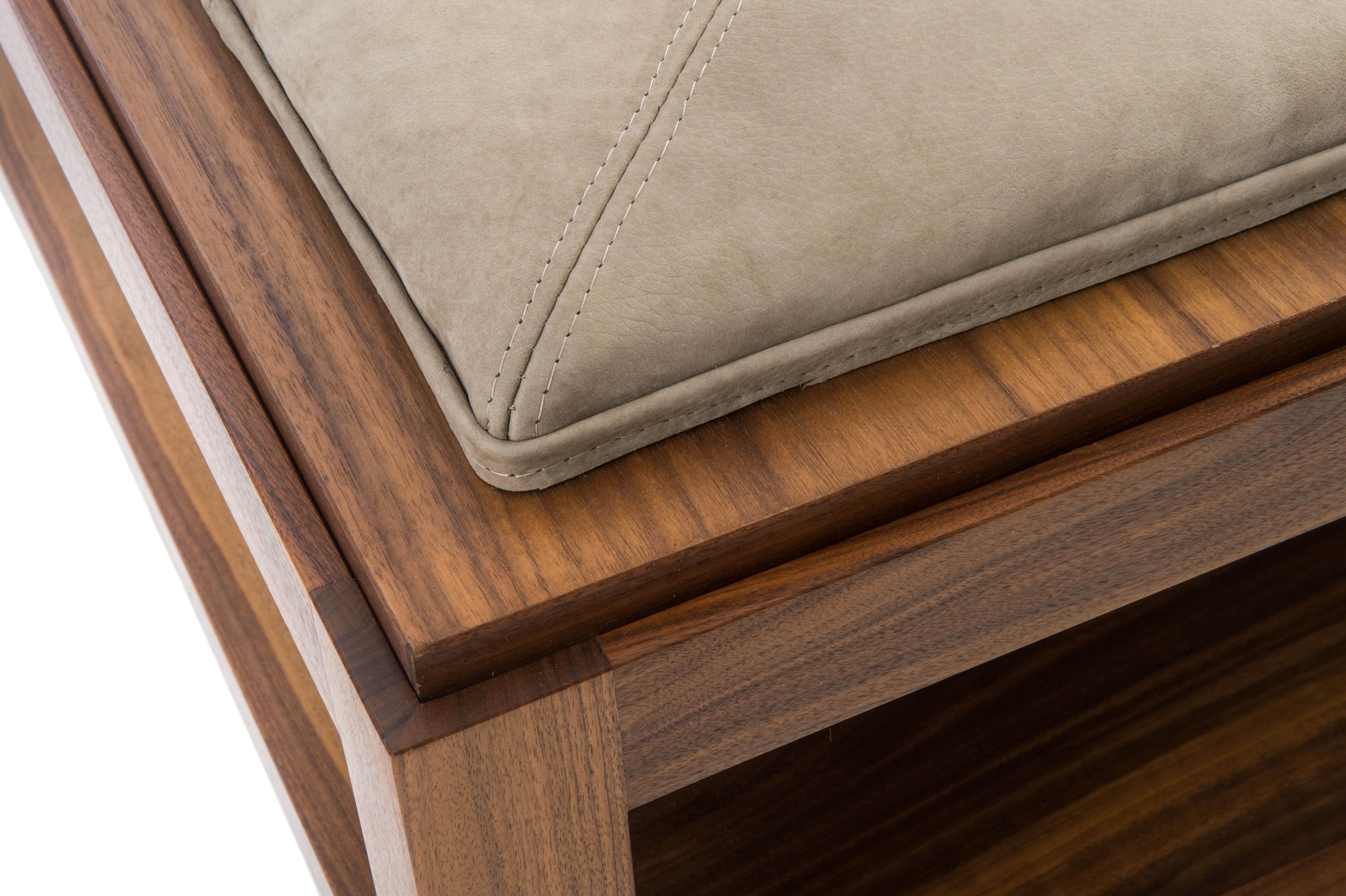 Américain Pouf Landon sur mesure en vente