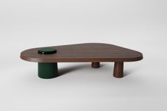 Custom Large Solid Walnut Coffee Table by Parc