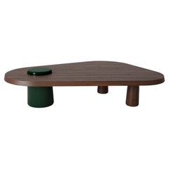 Custom Large Solid Walnut Coffee Table by Parc