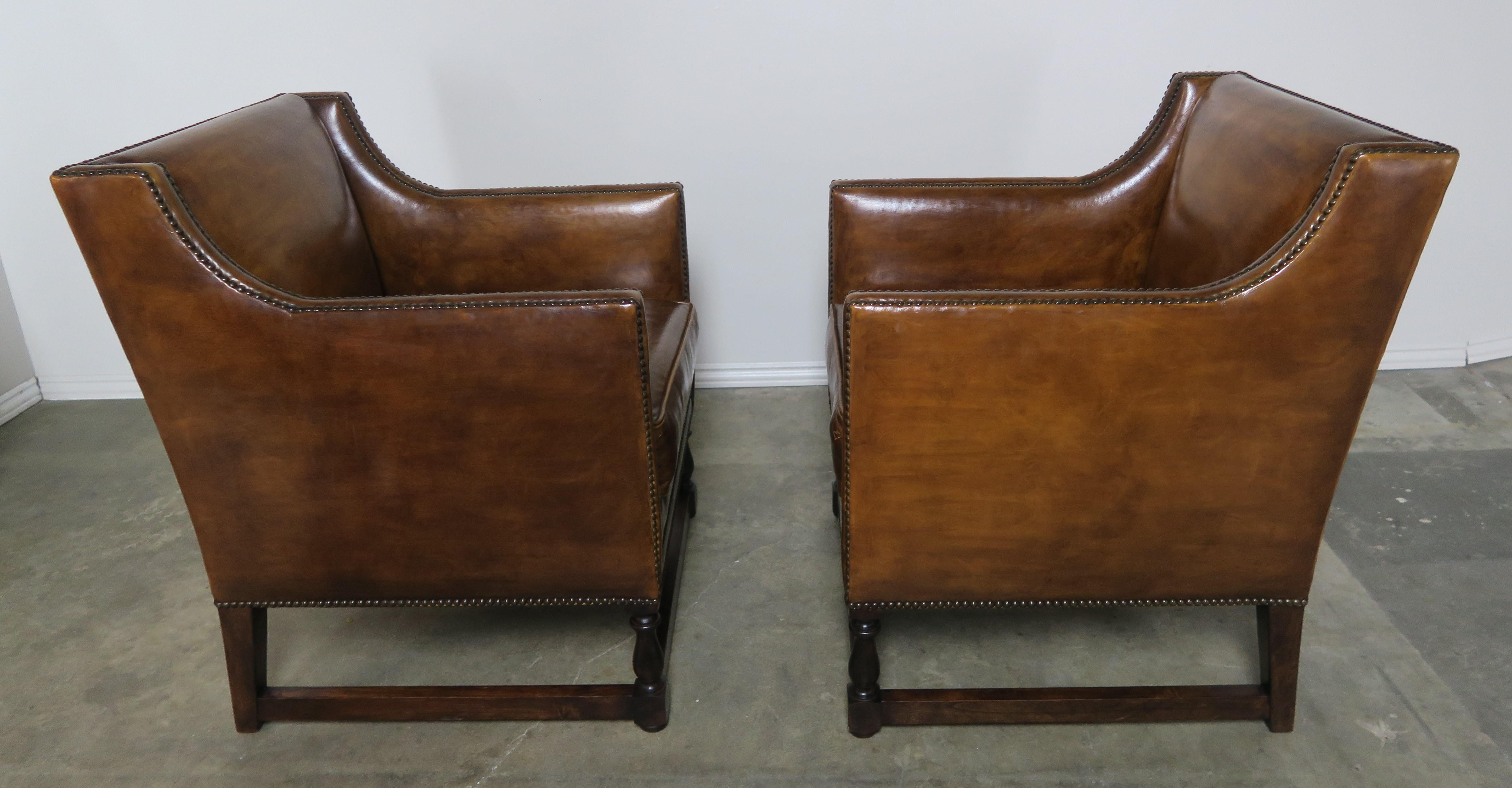 Custom Leather Armchairs by Melissa Levinson 3