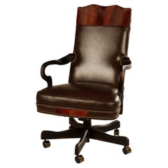 Custom Leather Office Chair