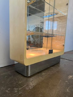 Custom Lighted Display Cabinet by Vladimir Kagan