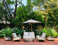 Custom Lightweight Oval Concrete Oasis Coffee or Cocktail Table