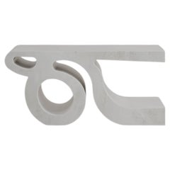 Custom Limited Edition, Bianco Namibia Stone Joie Coffee Table, Esther Knopfler