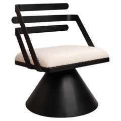 Custom Limited Edition Bouclé Carbon Steel Upholstery BOOM Chair By ASUL-STUDIO