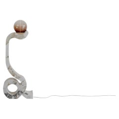 Édition limitée sur mesure, lampe « Calacatta Macchia Vecchia Lucerna », Esther Knopfler