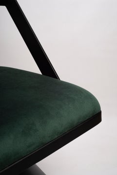 Custom Limited Edition Green Carbon Steel Upholstery BOOM Chair By ASUL-STUDIO
