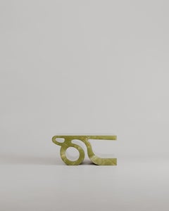 Custom Limited Edition, Onice Verde Marble Joie Coffee Table By Esther Knopfler
