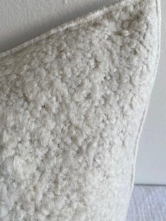 Almohada lumbar de lino y lana a medida