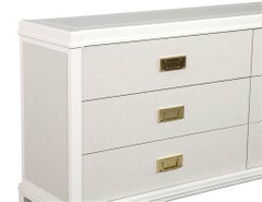 Custom Linen Front TV Cabinet with Built in Lift