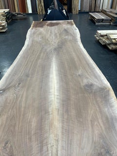 Custom Listing 12' Bookmatched Walnut Dining Table