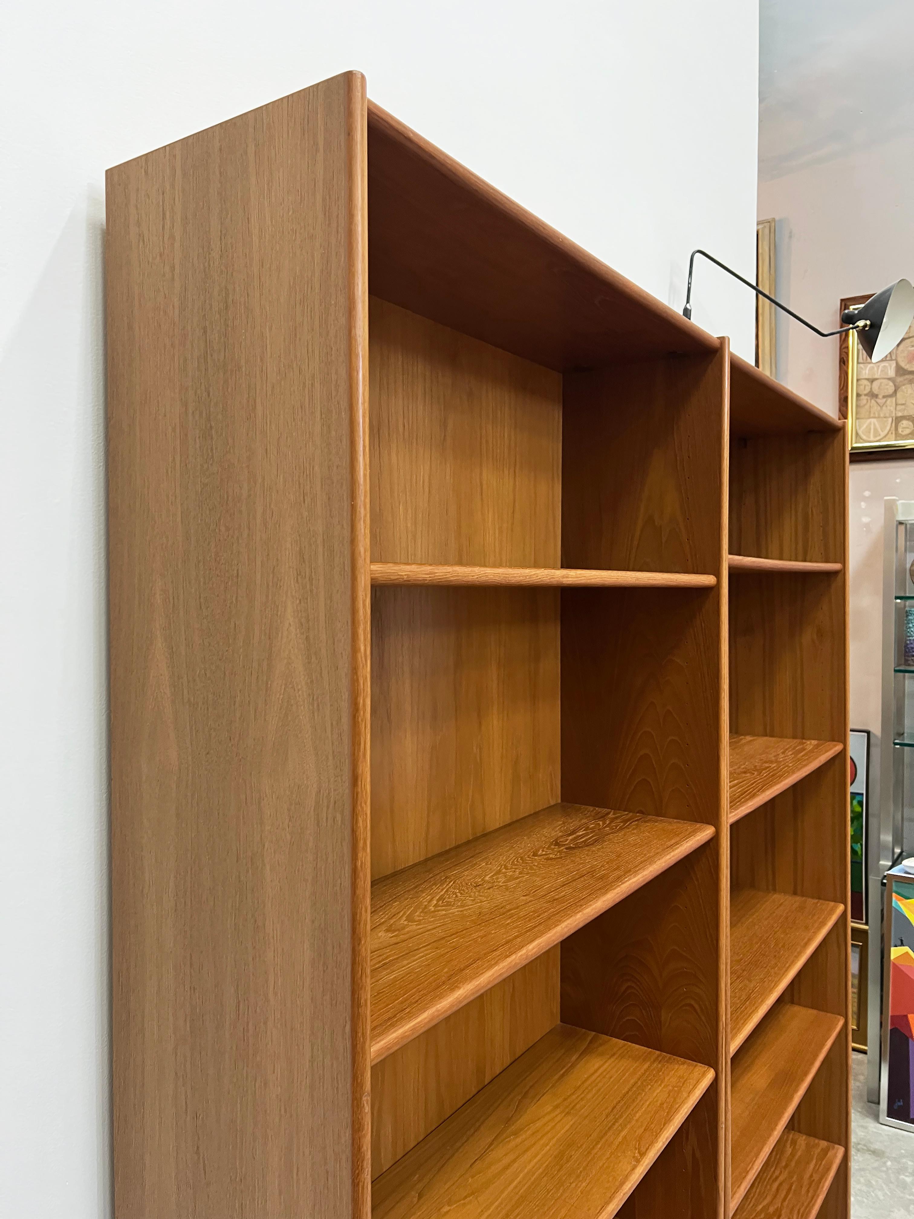 CUSTOM Listing 1960s Danish Modern Jesper Teak Bookcases Set of 4- 4