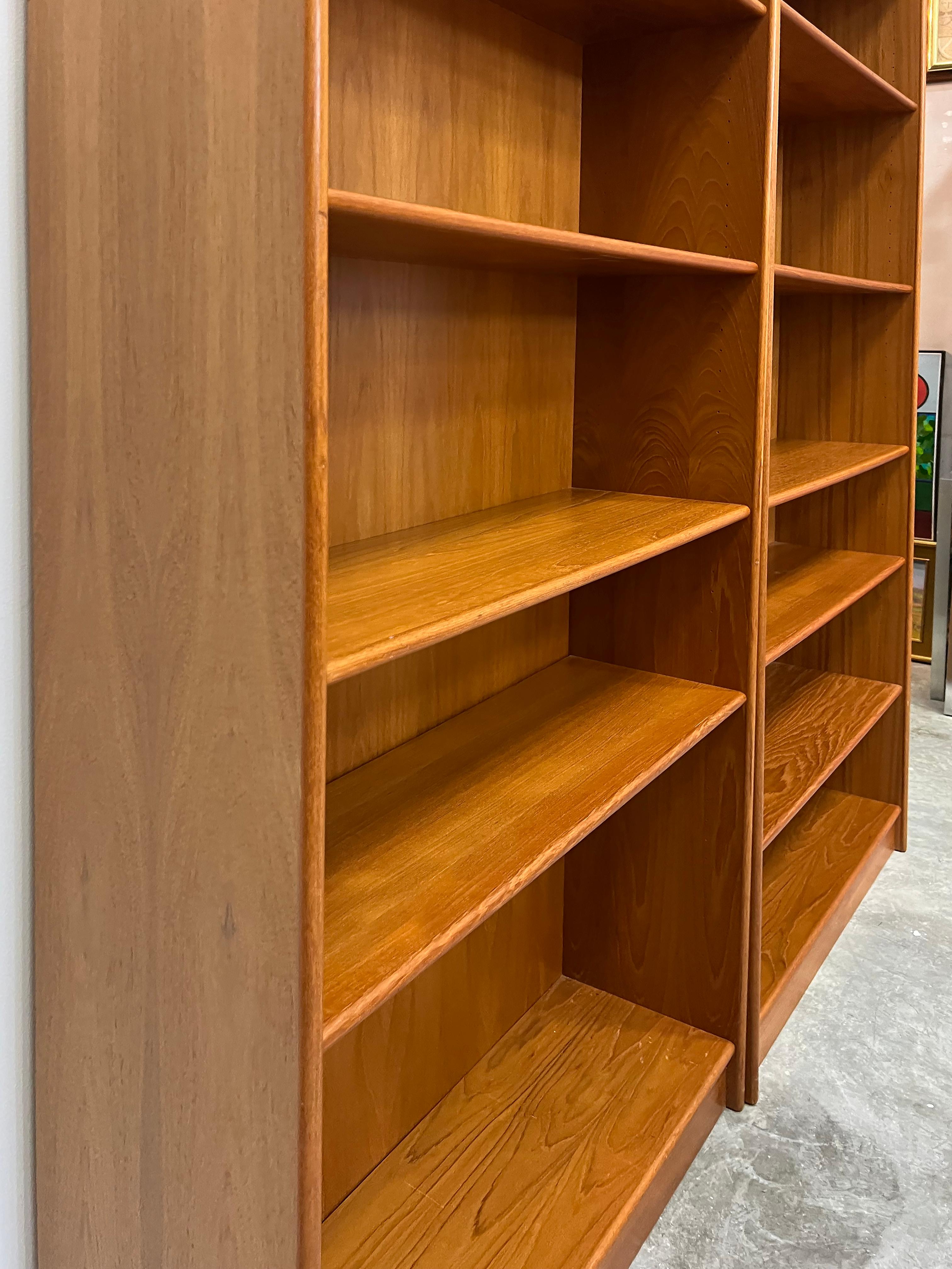 CUSTOM Listing 1960s Danish Modern Jesper Teak Bookcases Set of 4- 2