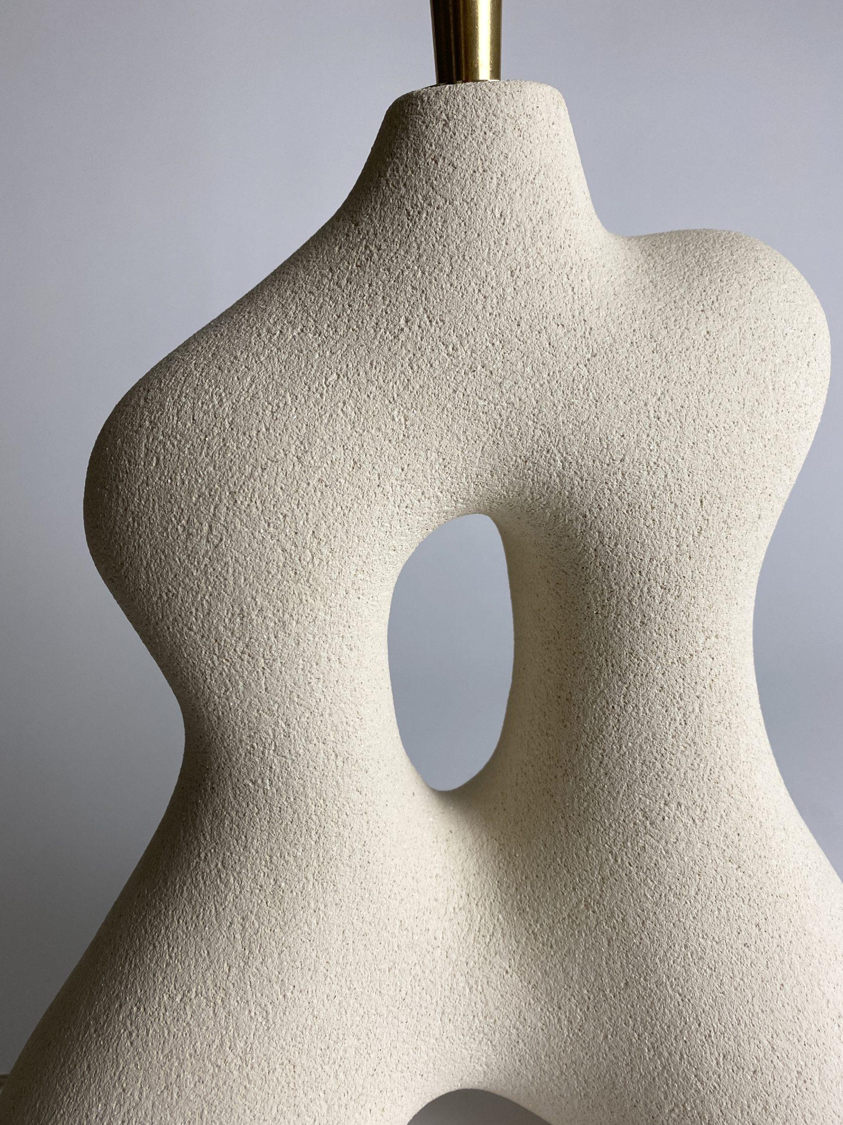 XXIe siècle et contemporain Offre personnalisée pour Brad - Lampe Pauline sculptée à la main par Hermine Bourdin