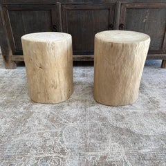 Custom listing for Georgia Pair of Stump tables
