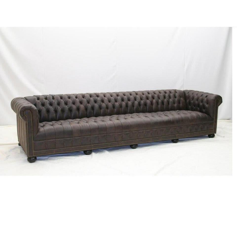 chesterfield sofa made in usa black leather custom