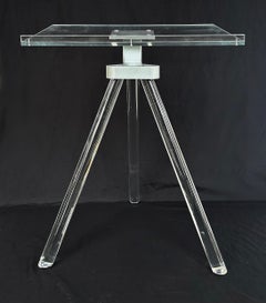 Custom Lucite, Cast Acrylic Tripod Book Stand for Taschen Style Oversized Books