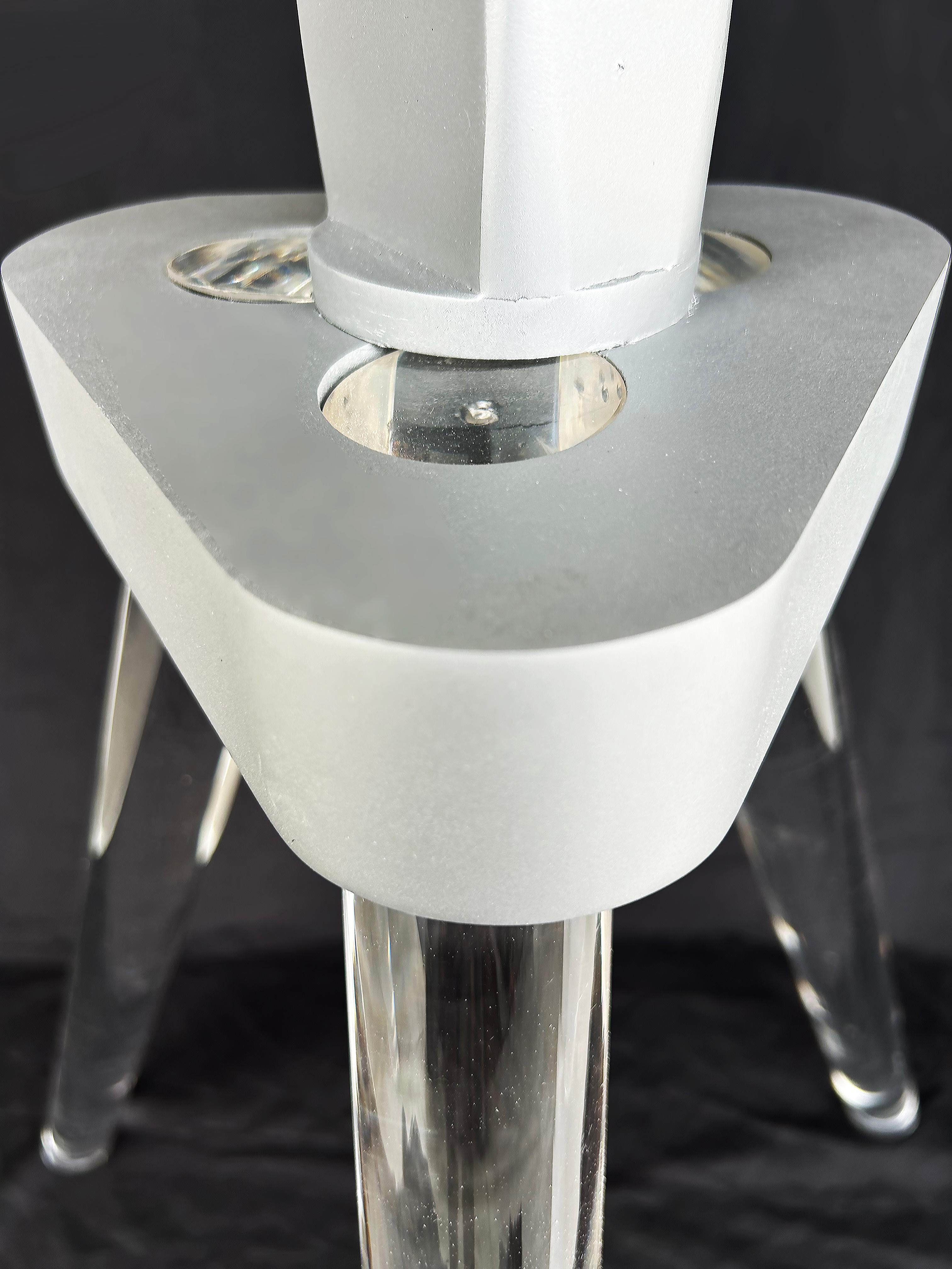 Custom Lucite, Cast Acrylic Tripod Book Stand for Taschen Style Oversized Books For Sale 2