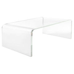 Table basse en Lucite sur mesure