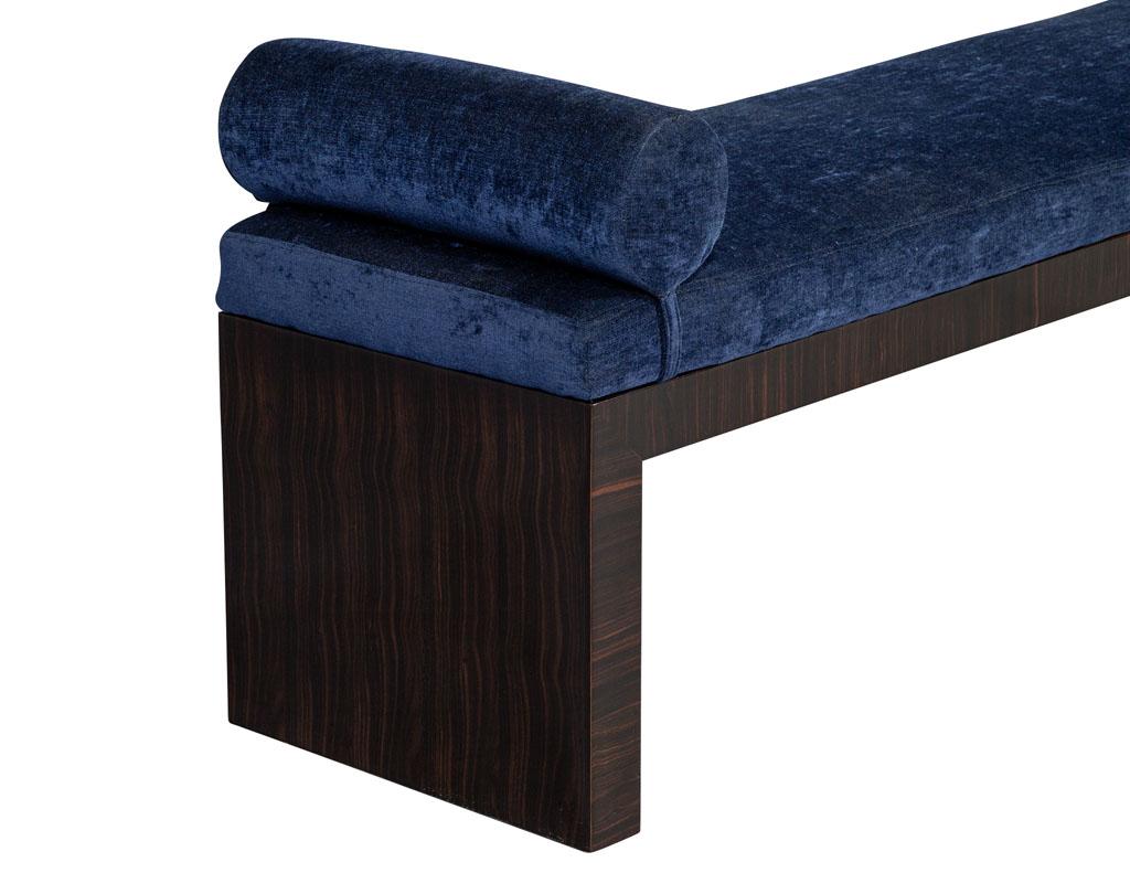 Custom Macassar Art Deco Inspired Bench by Carrocel 1