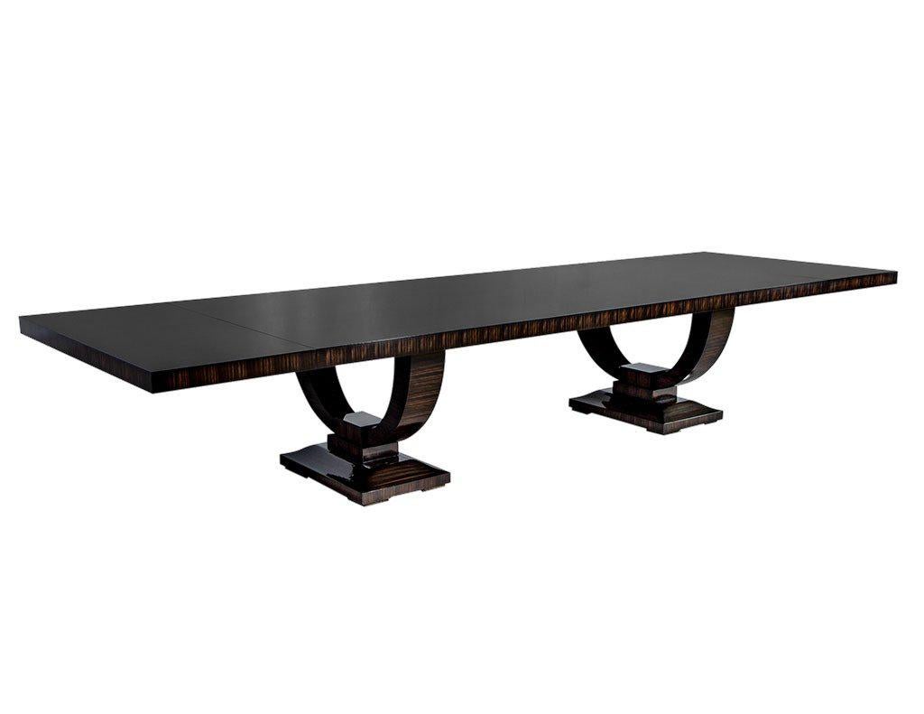 Custom Macassar Dining Table by Carrocel For Sale 1