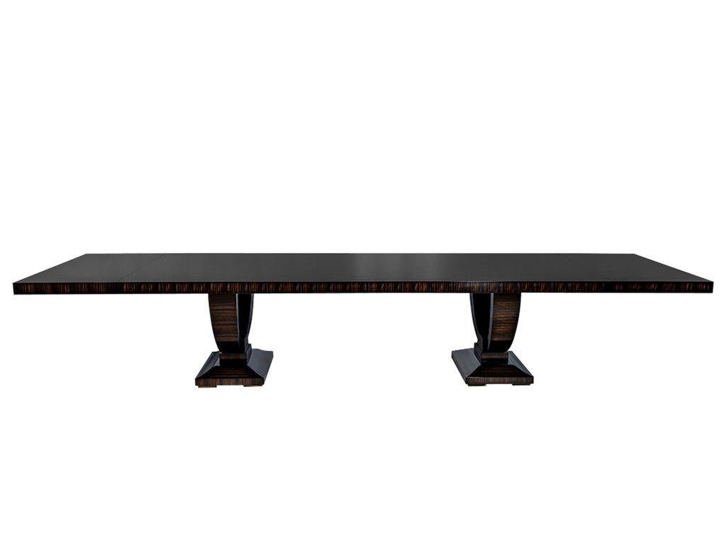 Custom Macassar Dining Table by Carrocel For Sale 2