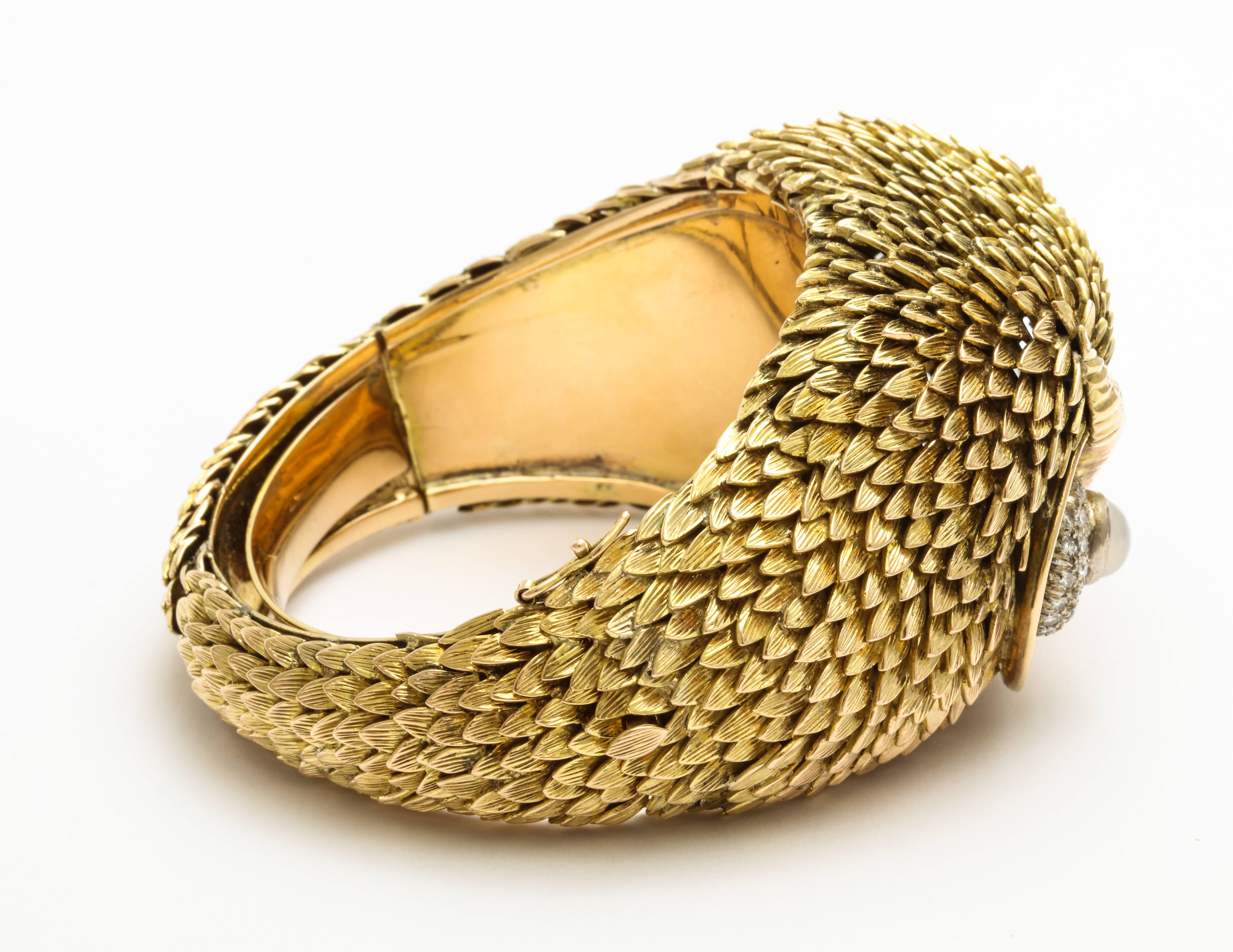 owl bracelet gold