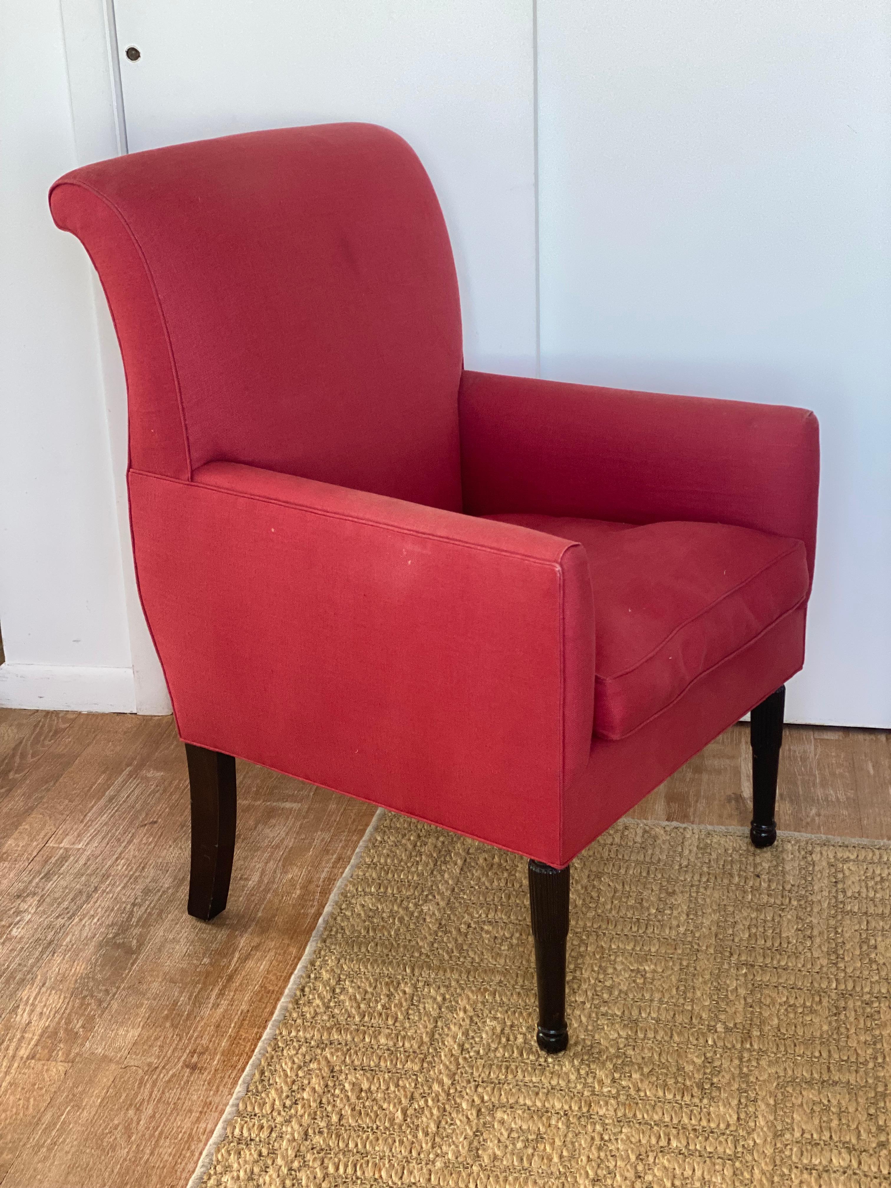 American Custom Made Armchair by LA Based Designer Claudia Benvenuto For Sale
