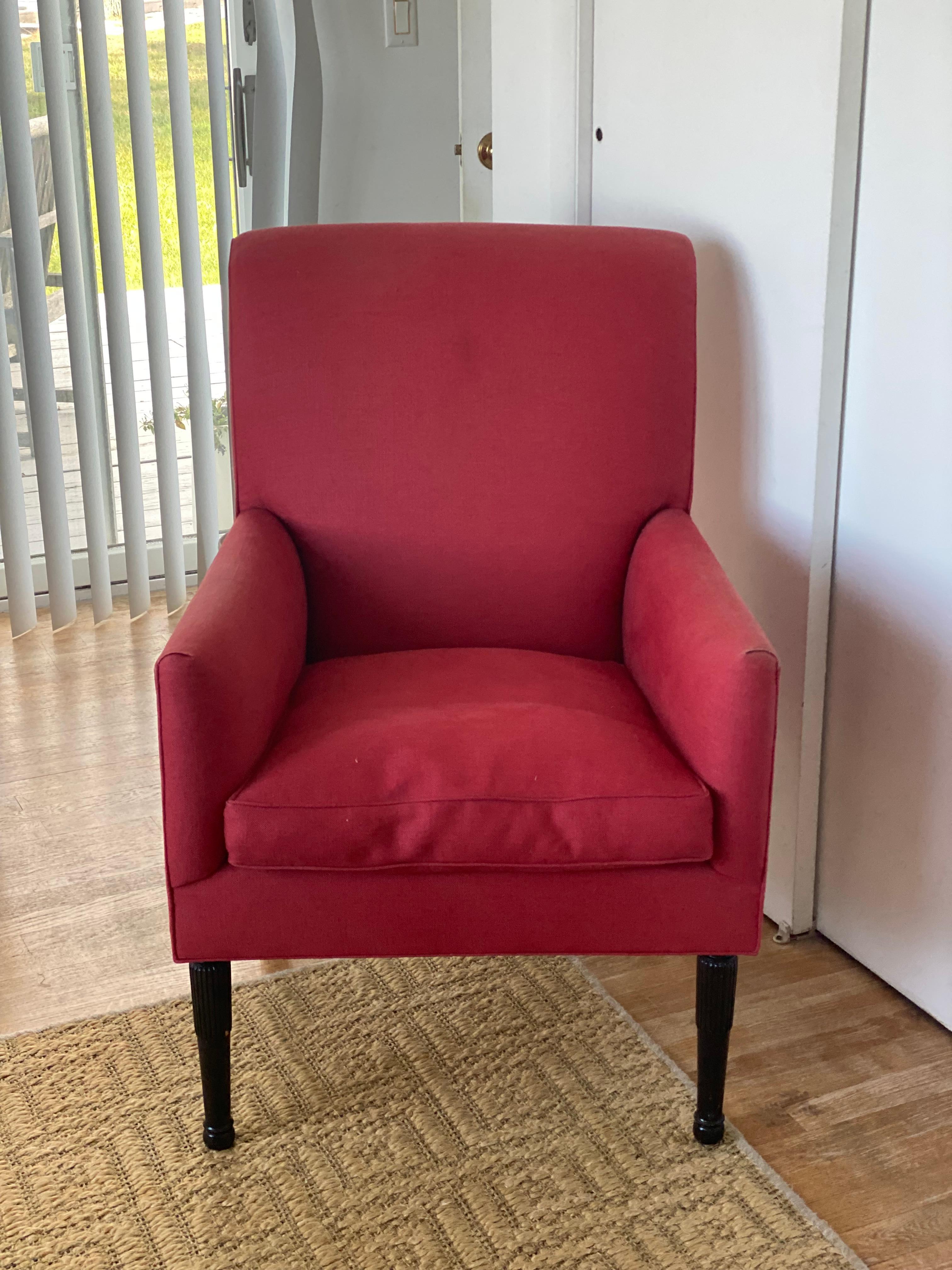 Custom Made Armchair by LA Based Designer Claudia Benvenuto In Good Condition For Sale In Southampton, NY