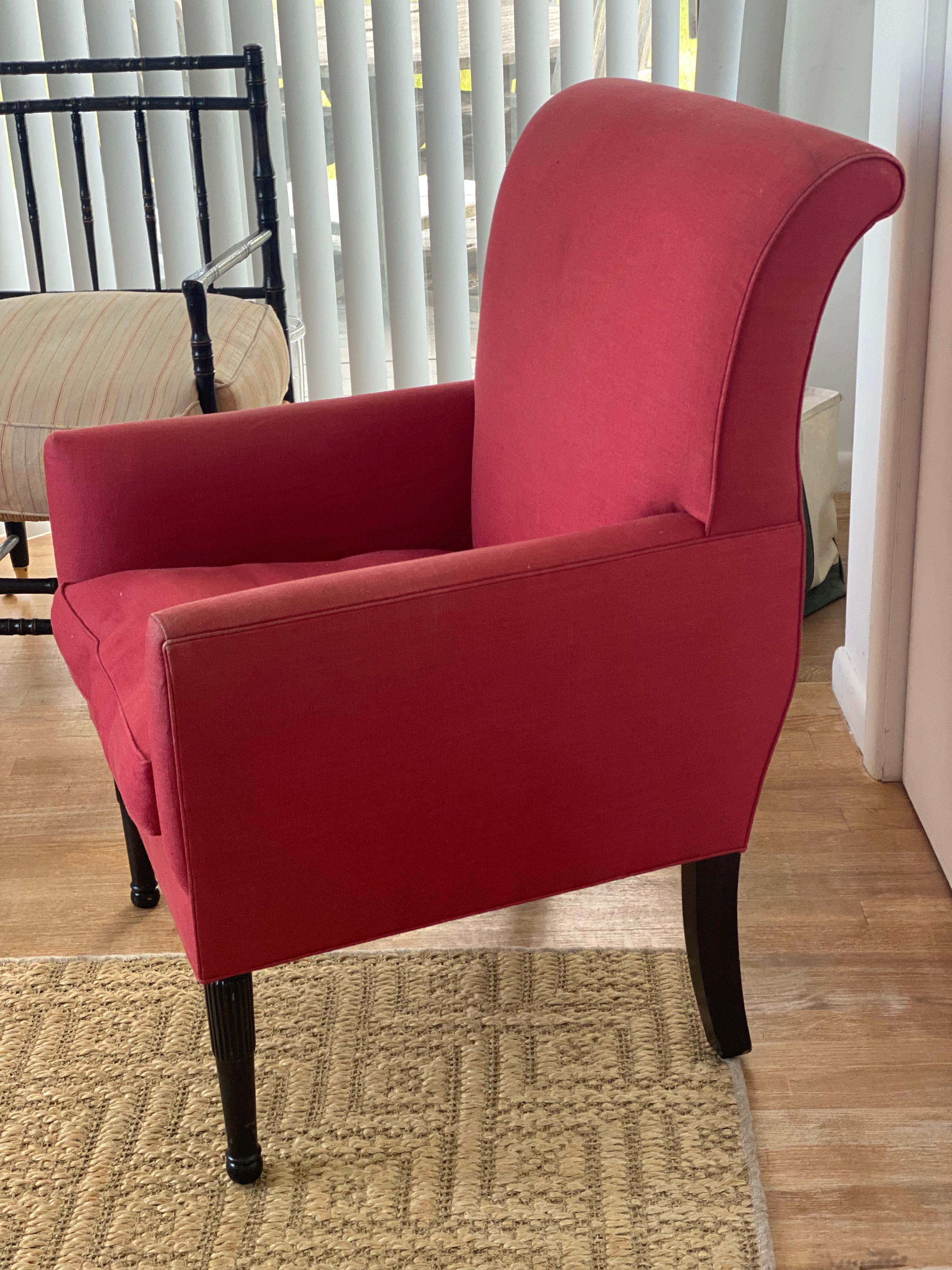 Contemporary Custom Made Armchair by LA Based Designer Claudia Benvenuto For Sale
