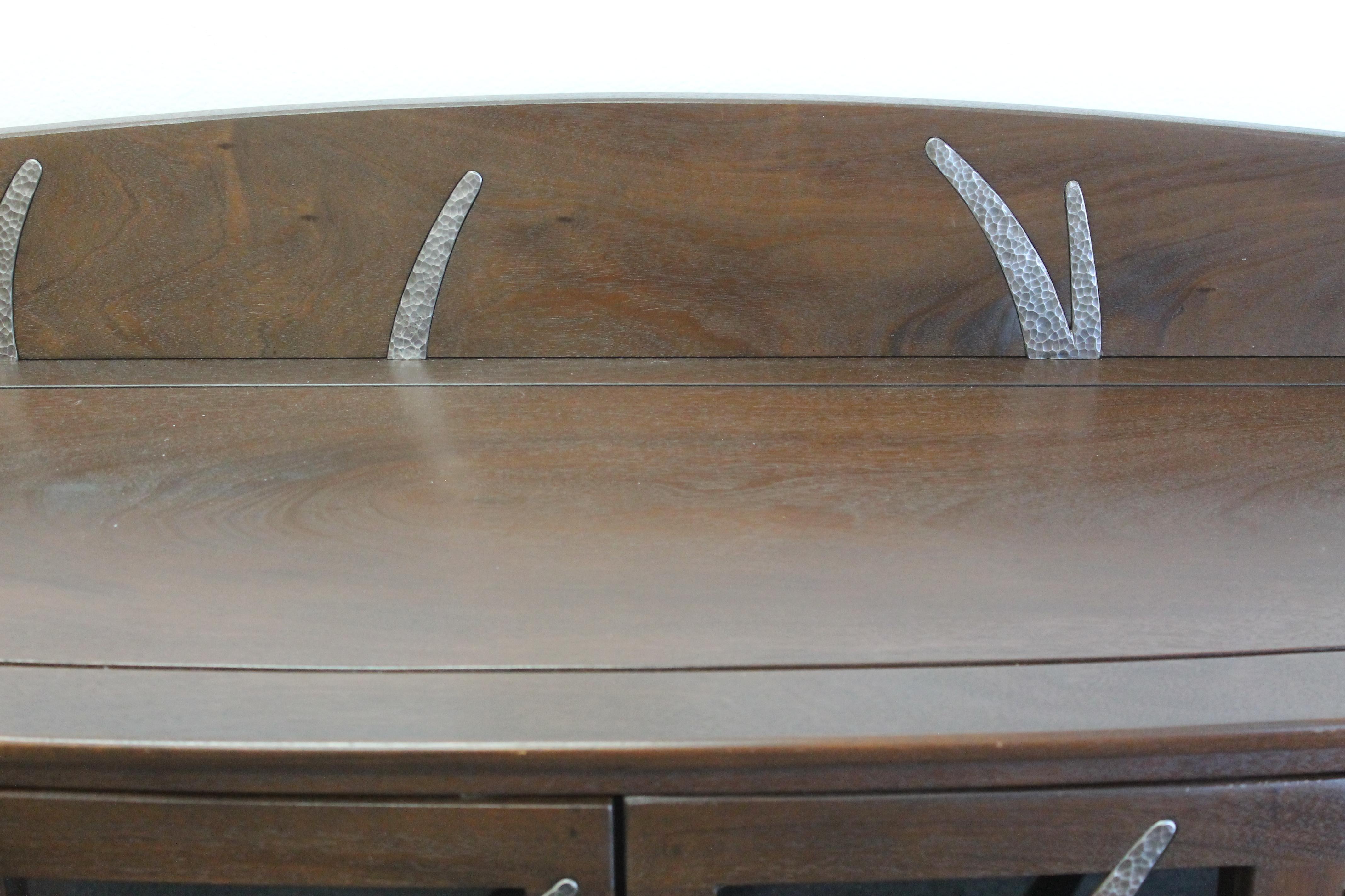 Custom Made Art Deco inspired Sideboard In Good Condition For Sale In Palm Springs, CA