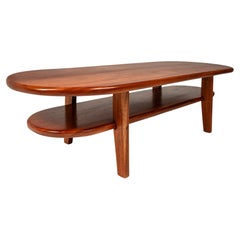 Maßgefertigter Art Deco Couchtisch aus Mahagoni der Jahrhundertmitte, USA, um 1940