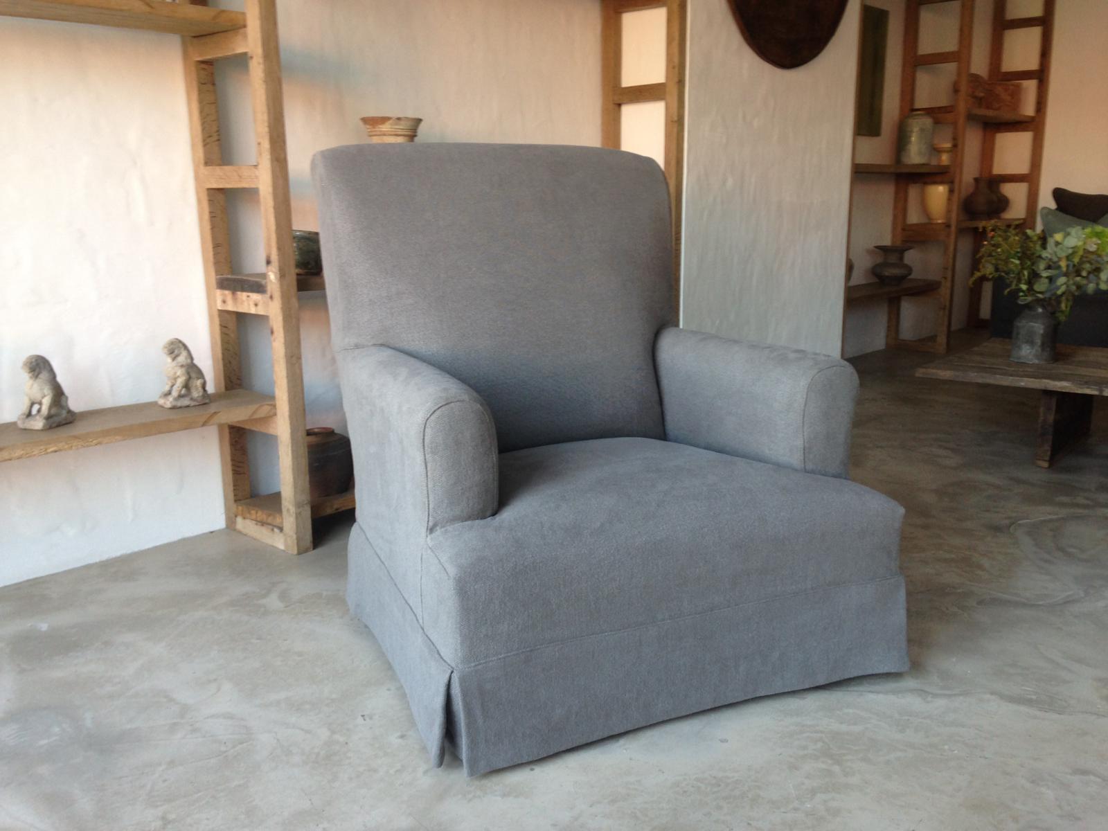 belgian linen chair