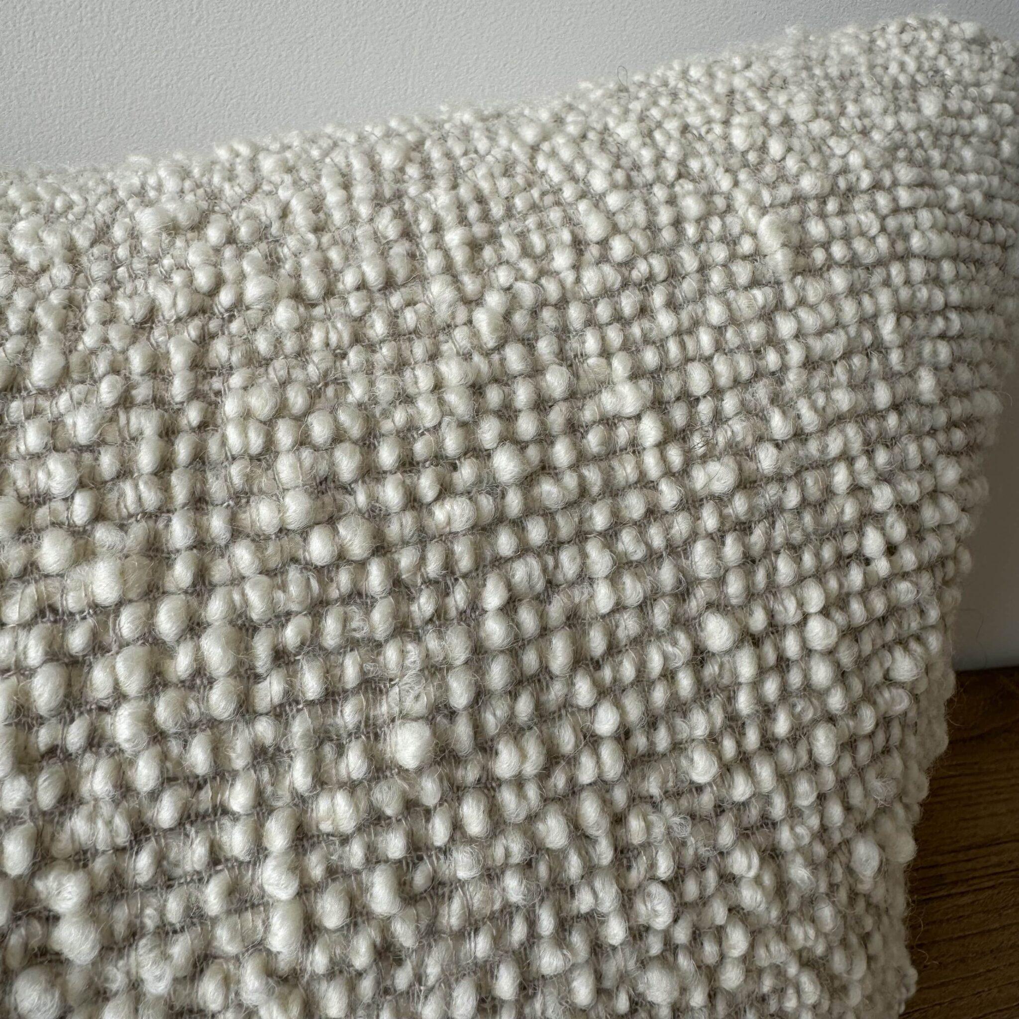 Custom Made Belgium Wool Lumbar Pillow For Sale 1