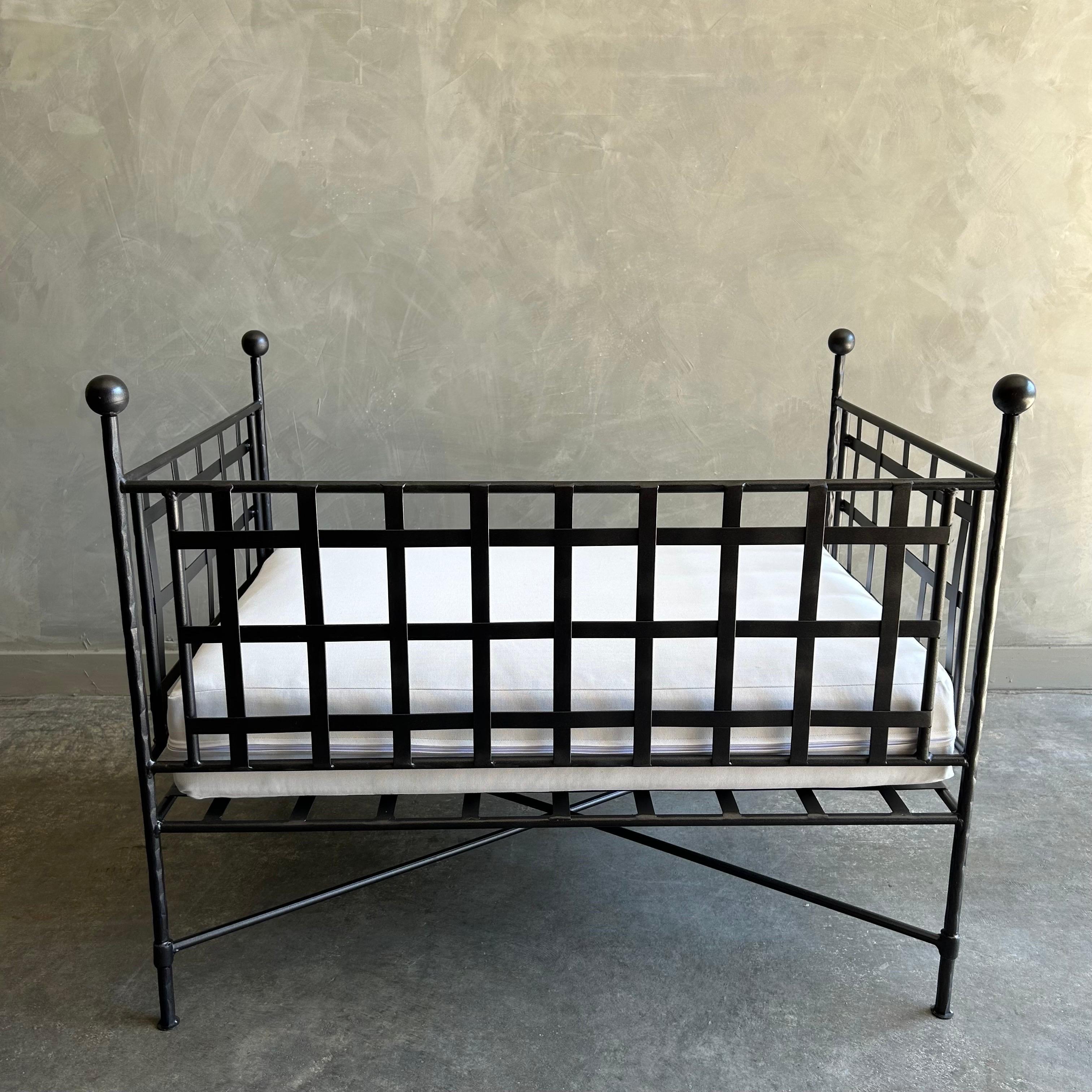 Custom Made Black French Style Outdoor Garden Lounge Chairs 1