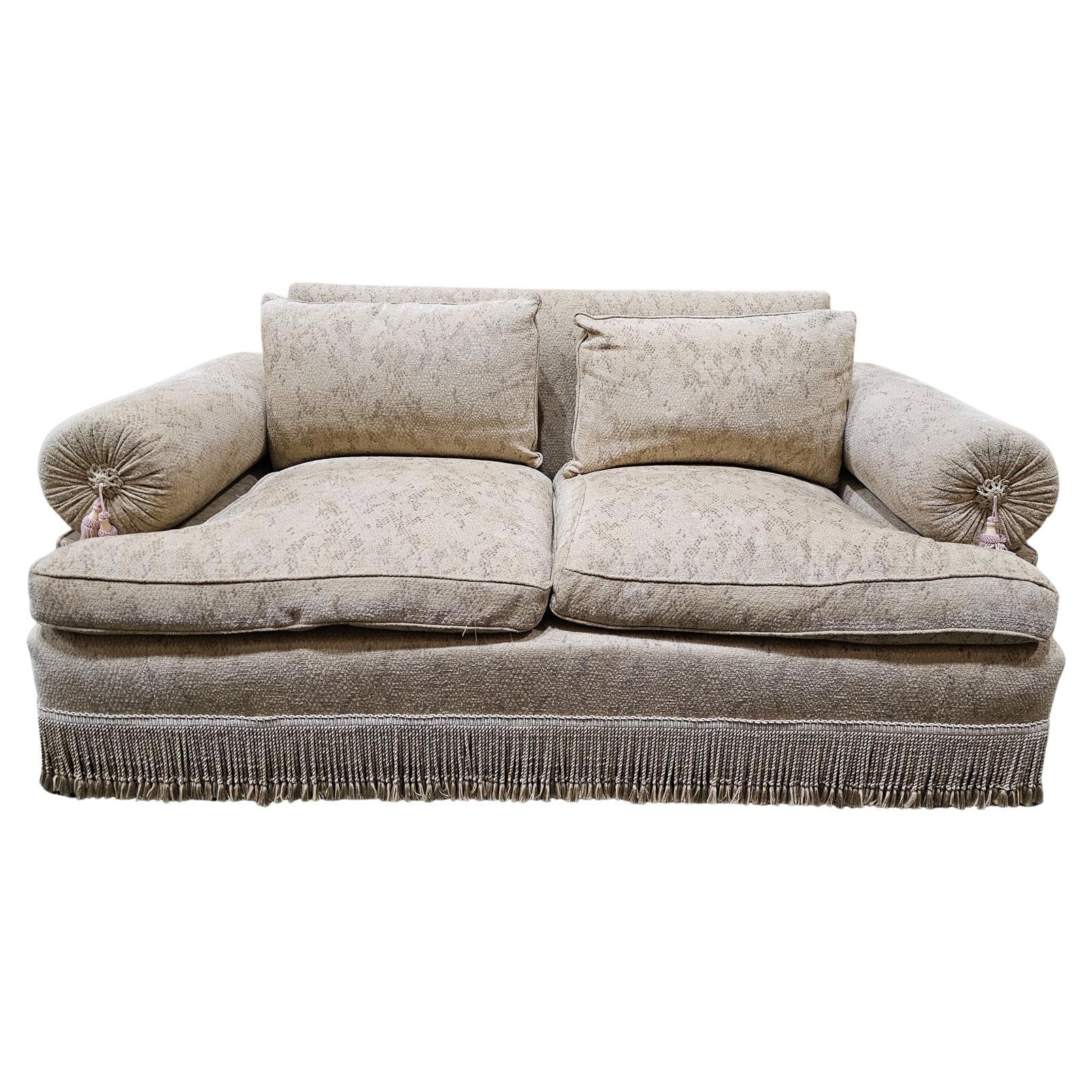 Custom-Made Bolster Arm 2-Seater Sofa