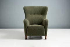 Custom Made Boucle Sampo Wing Chair