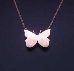 Collana di farfalle su misura con diamante