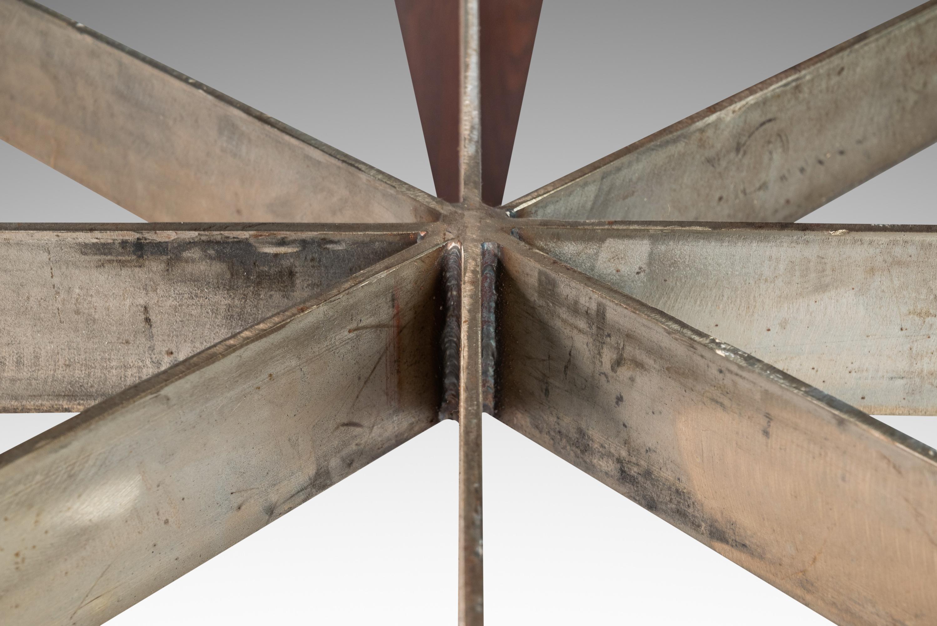 Granit Table basse faite sur mesure avec plateau en granit à la manière de Gio Ponti, États-Unis, années 1980 en vente