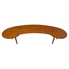 Custom Made Colossal Mid-Century Modern Amorphic Conference Table Desk