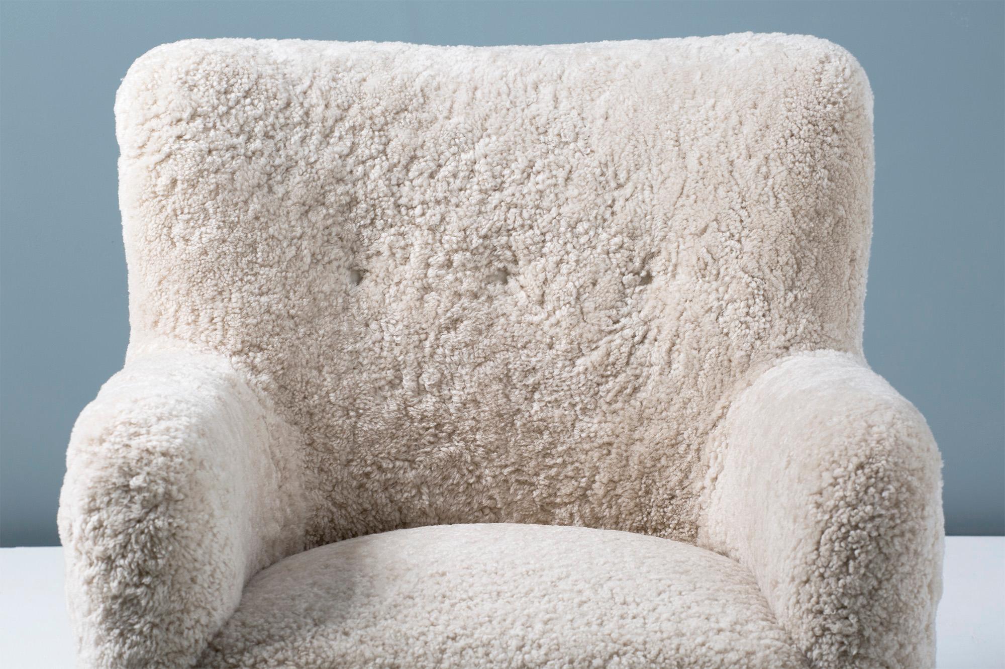 fuzzy egg chair