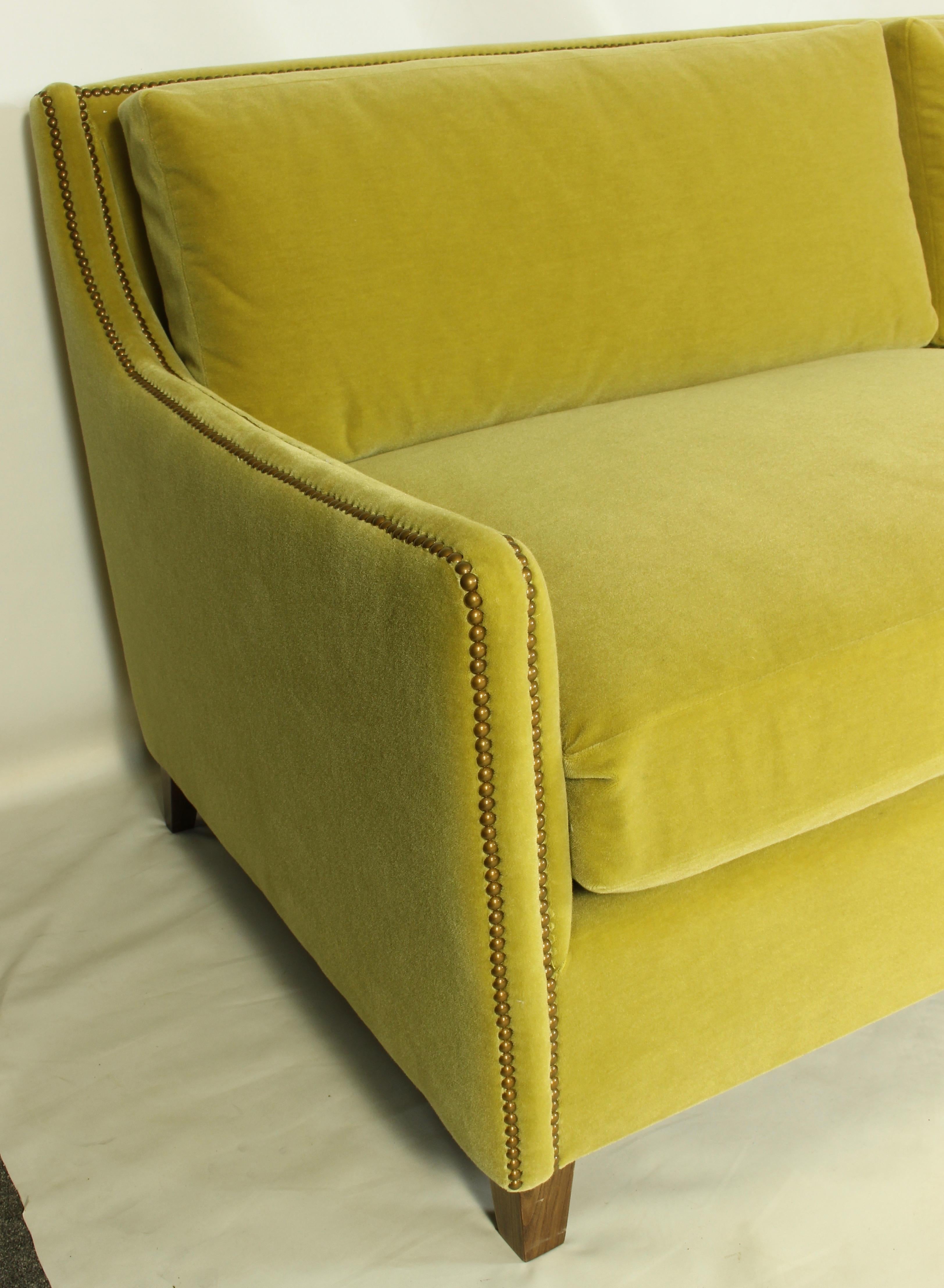 Contemporary Custom Made Deep Seated Sofa