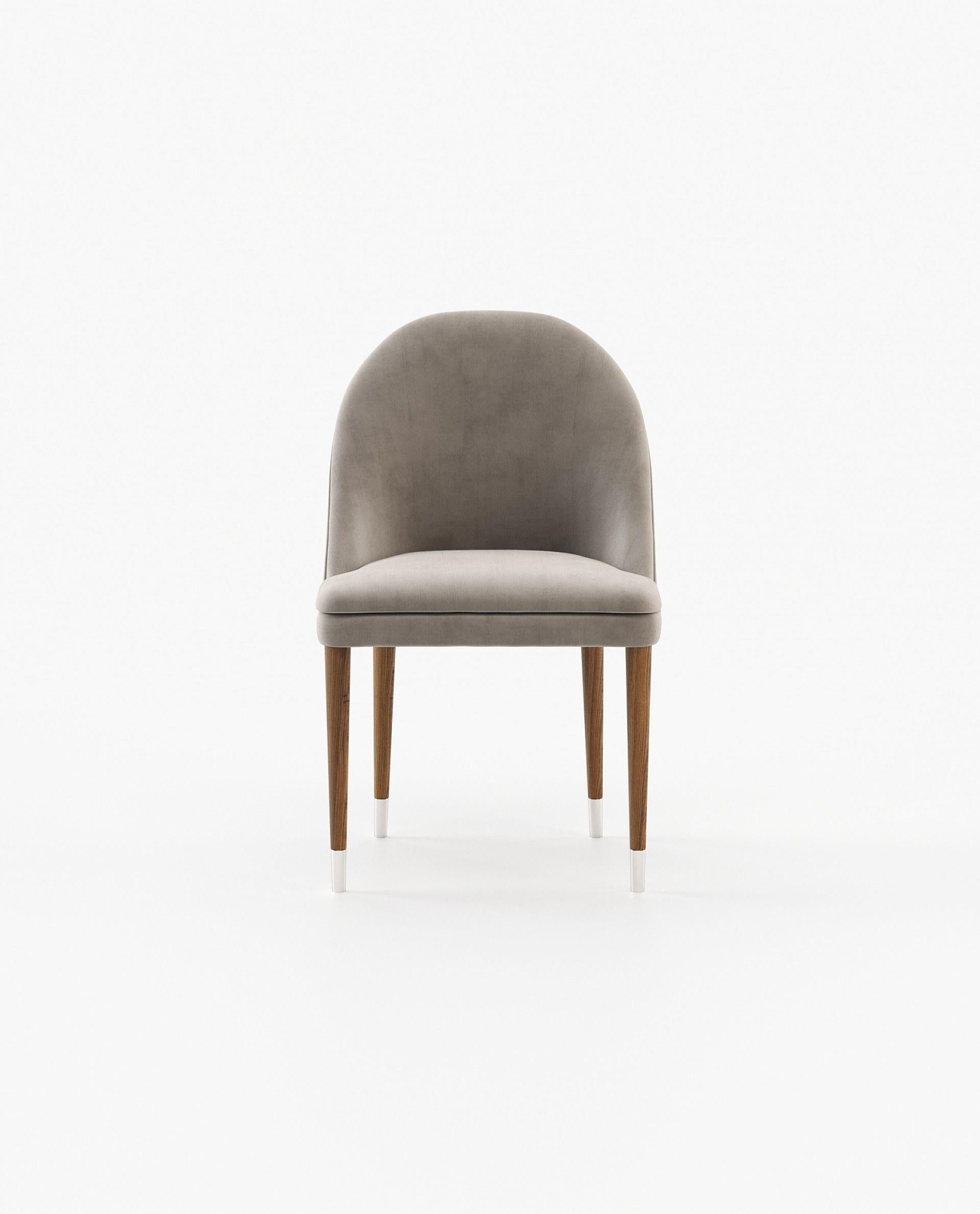 CUSTOM MADE Chaise design sur mesure avec des am designs et une Silhouette épurée/Velvet en vente 2