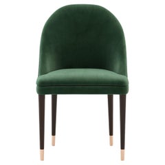 CUSTOM MADE Chaise design sur mesure avec des am designs et une Silhouette épurée/Velvet